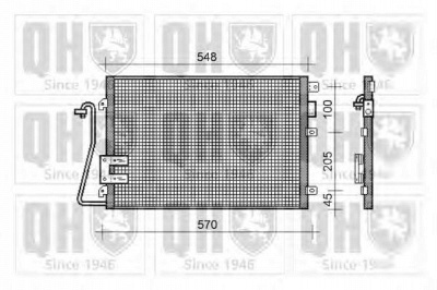 QUINTON HAZELL qcn329 -  Конденсатор, кондиционер